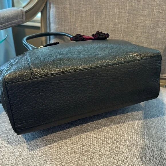 Coach satchel  graphite black berry pebbled leather 19926 Legacy Candace - Picture 5 of 14